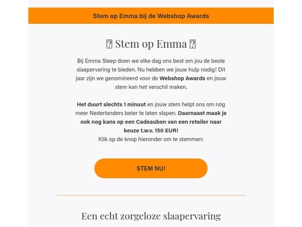 Stem op Emma voor de Shopping Awards 🏆