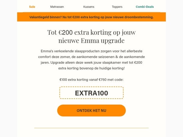 Nu: tot €200 extra korting!