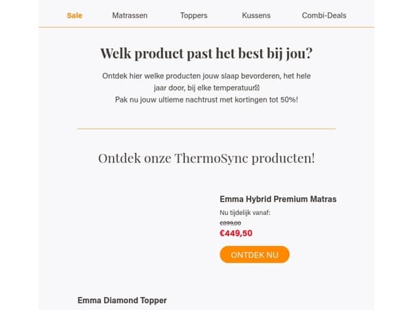 Fijne Paasdagen: Kortingen tot 50% bij Emma Sleep!