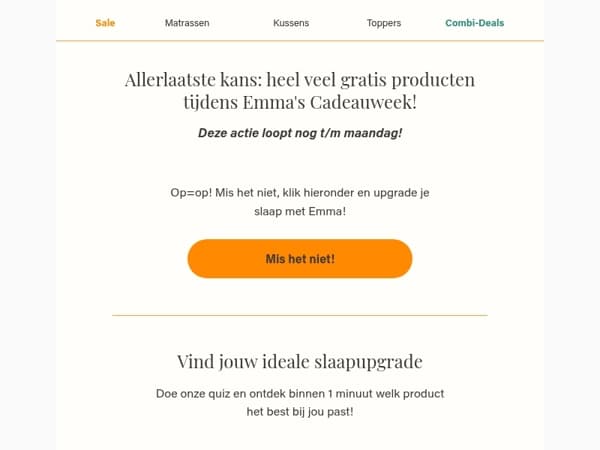 Laatste kans: Emma Cadeauweek