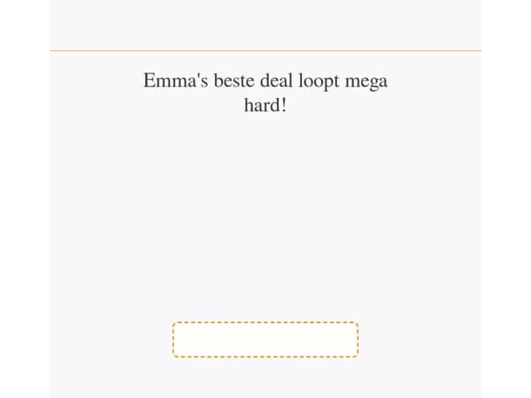 🚨Emma's hoogste korting ooit🚨