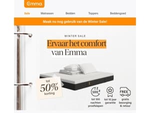 Ontdek het comfort van Emma