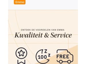 Overweeg je de producten van Emma?