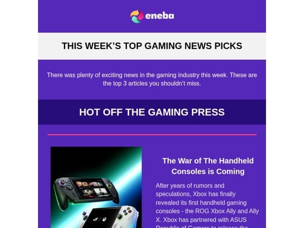 This week in gaming news - Editor’s top picks