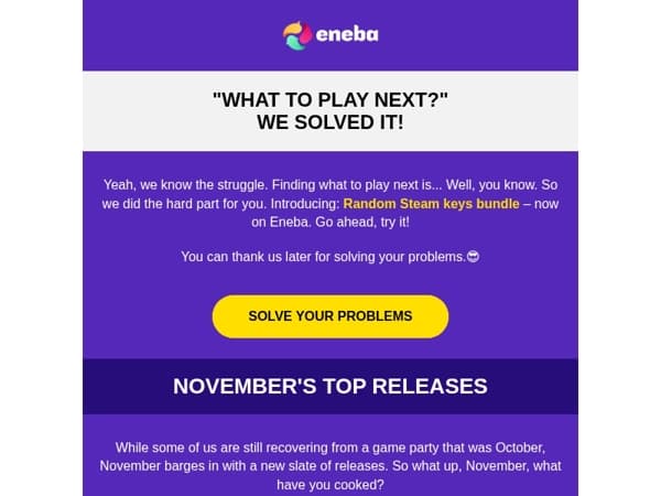 We solved the gamers' problem! 💪