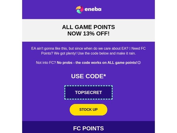 Don't tell EA...🤫