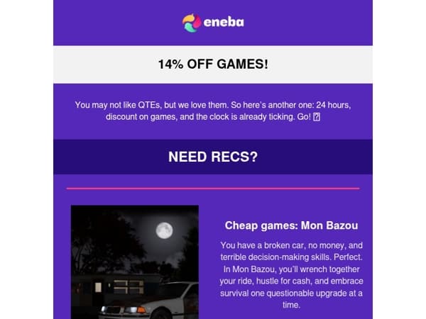 What's today only? 🤔