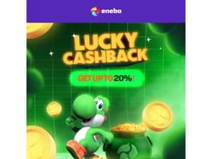 Up to 20% cashback? Oh yes! 🤩