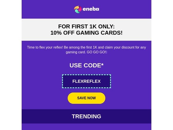 First 1K = 10% off!🚀