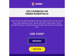 Flash deal: today only!⚡