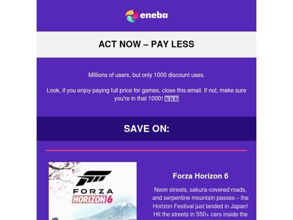 Only 1000 users will save! 💥