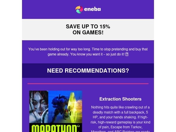 Just buy the game already! 😎