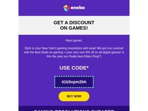 Gaming resolutions made easy! 💪