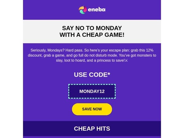 Mondays suck but our deals doesn't! 🤩