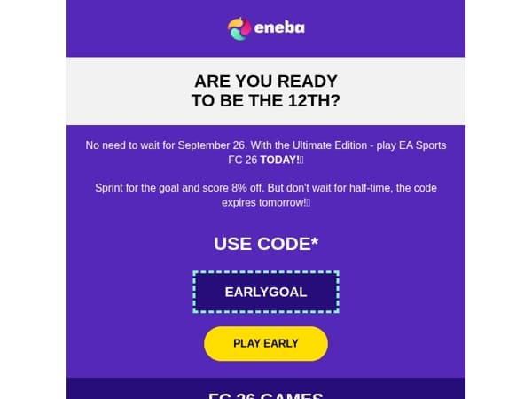 Play FC 26 today! ⚽