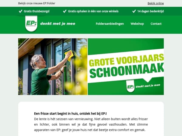 Een frisse start begint in huis, ontdek het bij EP:!