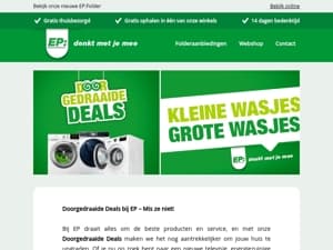 Doorgedraaide Deals bij EP!