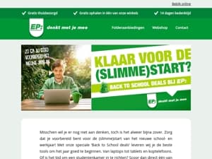 Back to School deals bij EP