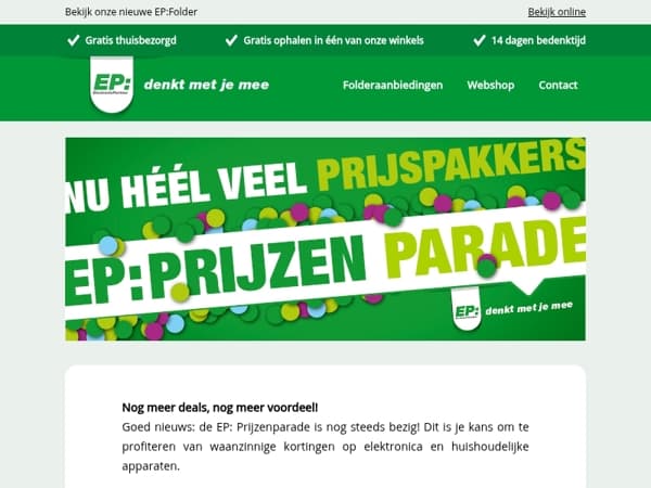EP: Prijzenparade – De deals blijven komen!