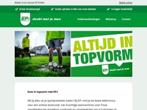 Kom in topvorm met EP:!