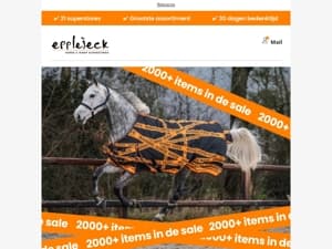 2000+ items in de sale! 😮