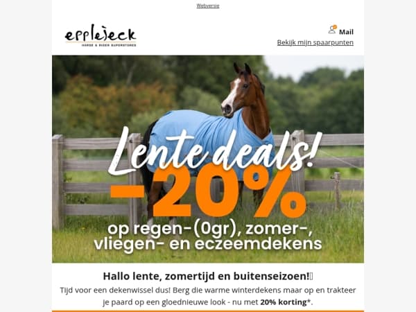 🌷🐴 Lentedeals voor jou én je paard, Mail