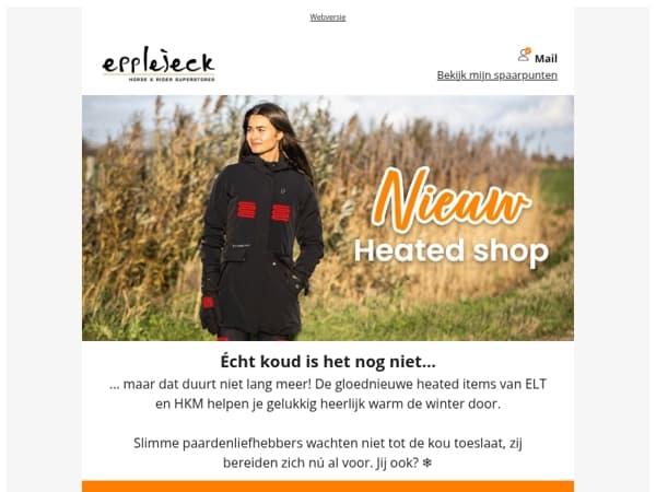 🐴🔥 Nieuw bij EJ: heated items