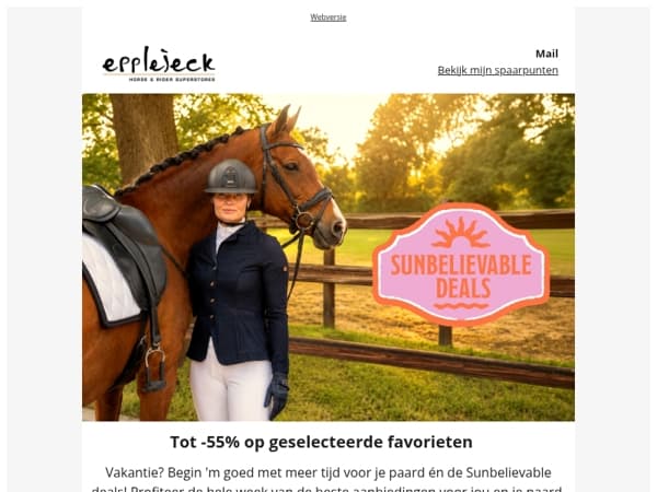 🐎 Tot -55% op geselecteerde favorieten