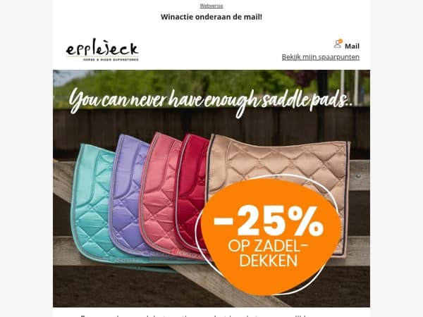 🐎🧡 Er staan (3) nieuwe acties voor je klaar, Mail