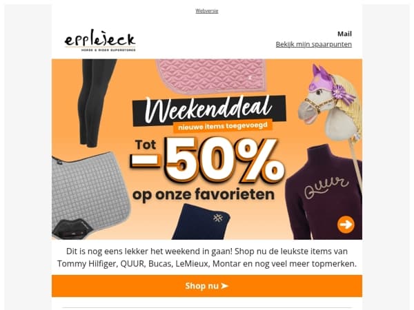 🐎 Mail, 50+ nieuwe dekens in de sale!