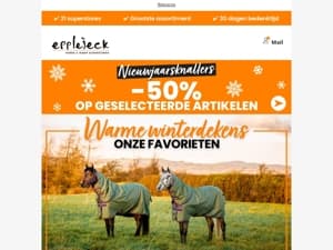Zó blijft jouw paard comfy & warm, Mail 🧡