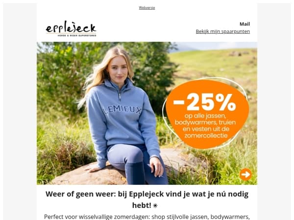 🐎☔ Nat pak? Niet met deze deals!