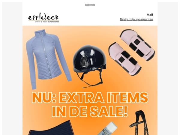 🐴 Nu: sale bij Epplejeck!