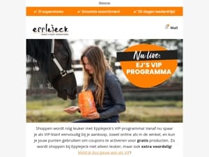 NU LIVE 🎉 Epplejeck's nieuwe VIP-programma