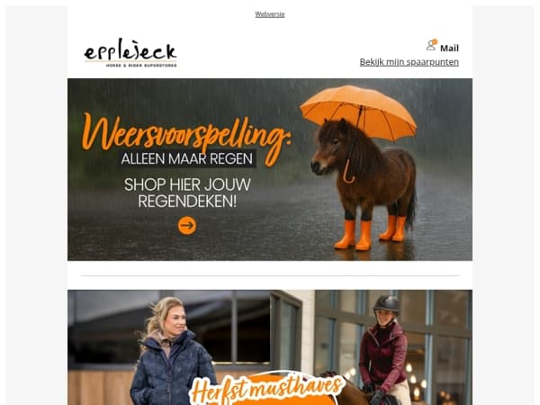 🐎🍂 Nu: -20% op wintercollecties*