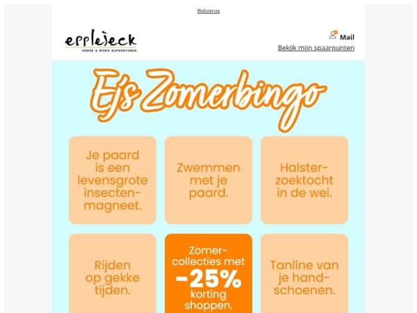 🐴☀️ Zand, zweet & zomerse struggles? BINGO!