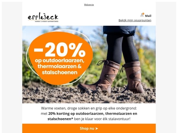 🐴🍂 Stap voordelig de herfst in