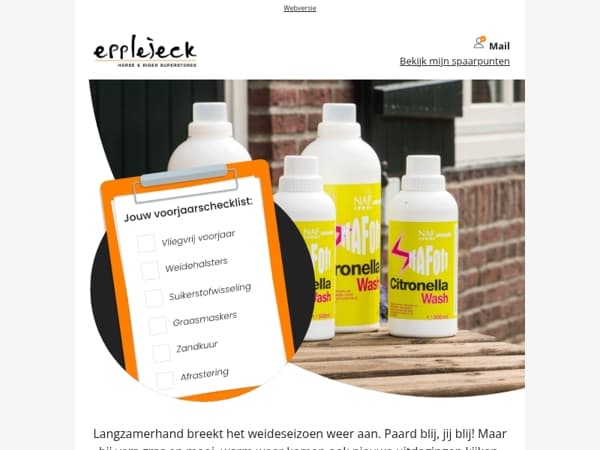 🍃🐴 Jouw voorjaarschecklist is hier!