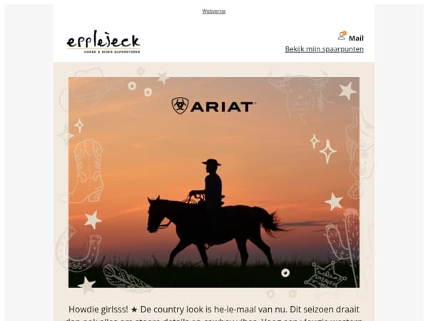 🤠 Howdy girls! Ontdek Ariat westernboots & cowboy flair