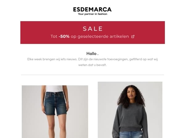 Nieuw binnen, passend bij uw stijl