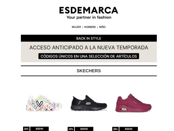 El estilo empieza en tus pasos