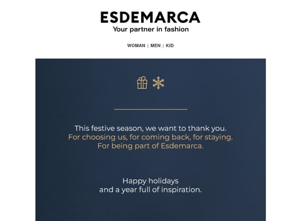 The Esdemarca team wishes you happy holidays