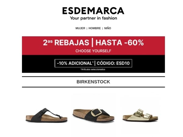 Encuentra el par perfecto: hasta -60% en calzado 👠