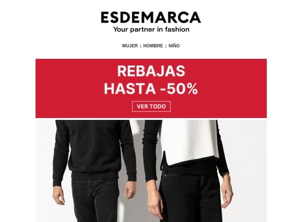 Rebajas en tus marcas favoritas 💖 Descúbrelas todas, en un solo lugar.