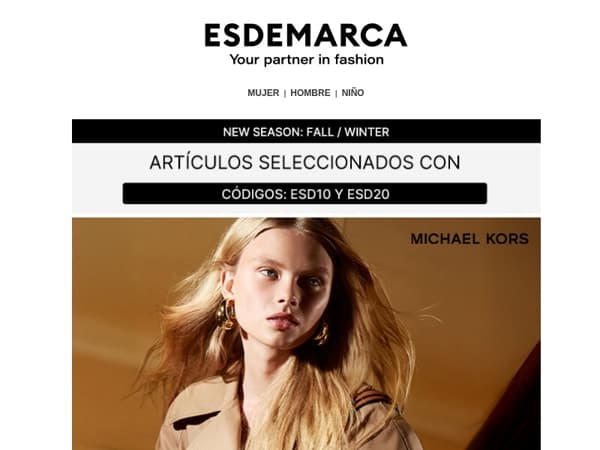 Michael Kors: lujo cotidiano con hasta -20% adicional