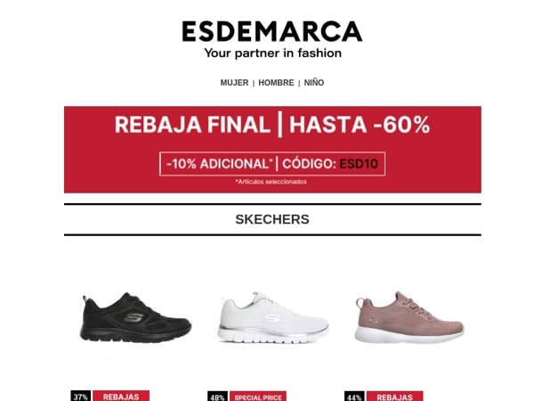 Rebaja final en sneakers ⭐ No te quedes sin ellas