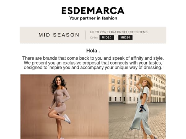 , your favorite brands, brought together in an exclusive selection