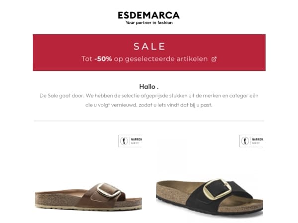 , uw Sale-selectie is vernieuwd