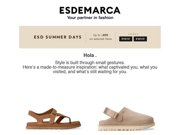 Your personalised weekly selection.