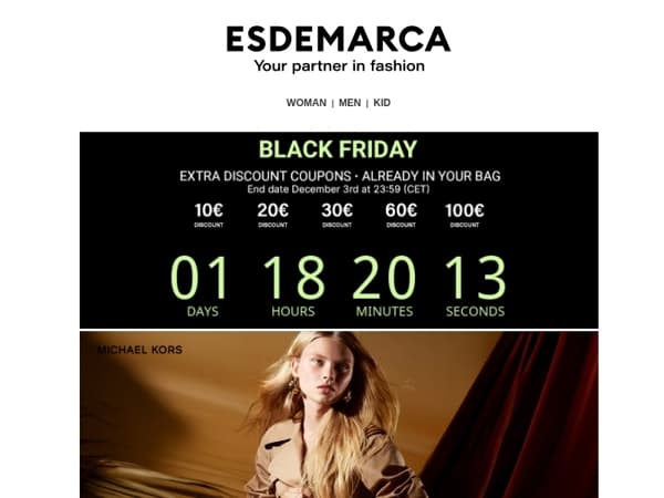 Michael Kors, Blauer, Moon Boot and BA&SH: your Black Friday essentials